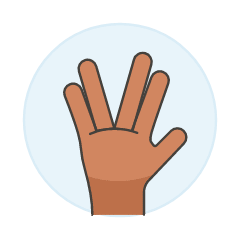 Star Trek Gesture 3 Illustration from UX Colors Set
