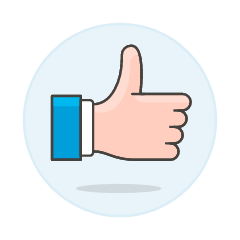 Thumbs Up 1 Illustration from UX Colors Set