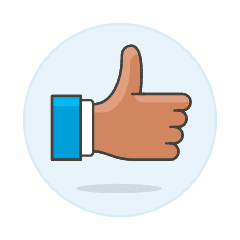 Thumbs Up 2 Illustration from UX Colors Set