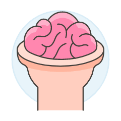 Brain 4 Illustration from UX Colors Set
