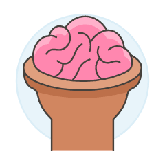 Brain 5 Illustration from UX Colors Set