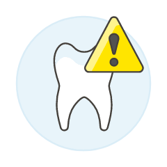 Dentistry Tooth Alert 1 Illustration from UX Colors Set