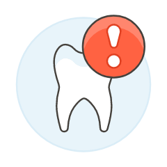 Dentistry Tooth Alert 2 Illustration from UX Colors Set