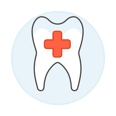 Dentistry Tooth Care 3 Illustration from UX Colors Set