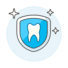 Dentistry Tooth Protection Illustration from UX Colors Set