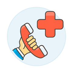 Health Call 3 Illustration from UX Colors Set