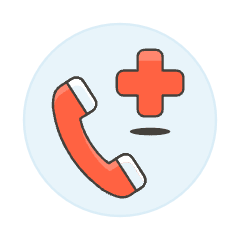Health Call 4 Illustration from UX Colors Set