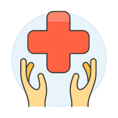 Health Insurance 4 Illustration from UX Colors Set