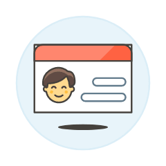 Insurance ID Card 1 Illustration from UX Colors Set