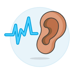 Hearing Signal 2 Illustration from UX Colors Set