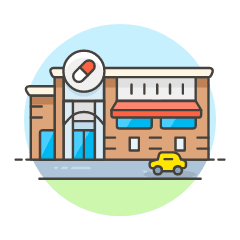 Drug Store Illustration from UX Colors Set