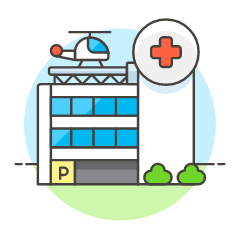 Hospital Clinic 2 Illustration from UX Colors Set