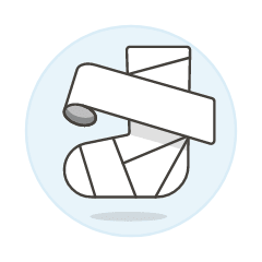 Bandaged Foot Illustration from UX Colors Set