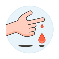 Injuries Finger 1 Illustration from UX Colors Set