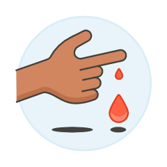 Injuries Finger 2 Illustration from UX Colors Set