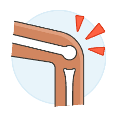 Knee Pain 2 Illustration from UX Colors Set