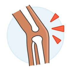 Knee Pain 2 Illustration from UX Colors Set