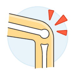 Knee Pain 3 Illustration from UX Colors Set