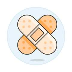 Plasters Illustration from UX Colors Set
