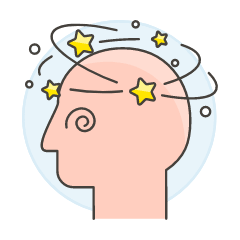 Dizziness 1 Illustration from UX Colors Set