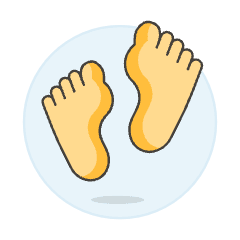 Foot 2 Illustration from UX Colors Set