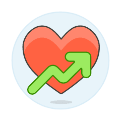 Heart Rate Up Illustration from UX Colors Set