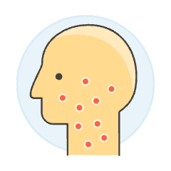 Skin Rash 3 Illustration from UX Colors Set