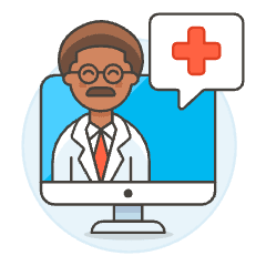 App Doctor 3 Illustration from UX Colors Set