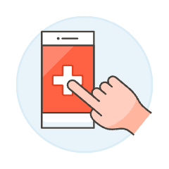 App Health 4 Illustration from UX Colors Set