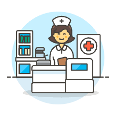 Nurse 3 Illustration from UX Colors Set