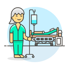 Patient 4 Illustration from UX Colors Set