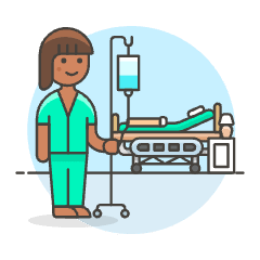 Patient 5 Illustration from UX Colors Set