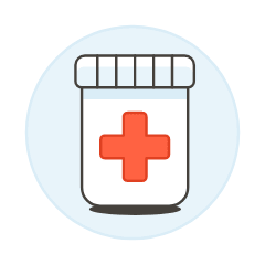 Medicine Bottle 1 Illustration from UX Colors Set