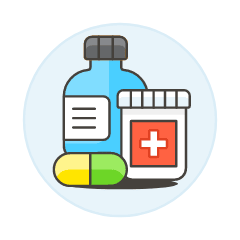 Medicine Bottle 4 Illustration from UX Colors Set