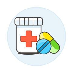Medicine Bottle 5 Illustration from UX Colors Set