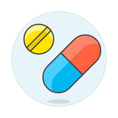 Pill Medicine Illustration from UX Colors Set