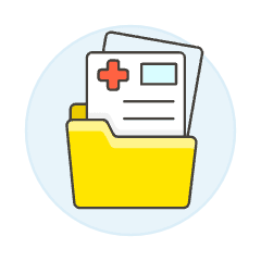 Case File Illustration from UX Colors Set