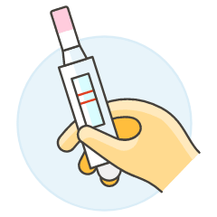 Pregnancy Test 3 Illustration from UX Colors Set
