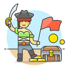 Pirate Loot 6 Illustration from UX Colors Set