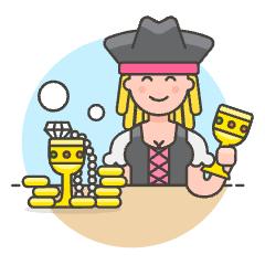 Pirate Treasure 2 Illustration from UX Colors Set