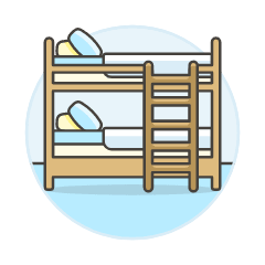 Bunkbed Room 2 Illustration from UX Colors Set
