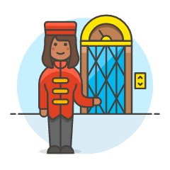 Bellboy 6 Illustration from UX Colors Set