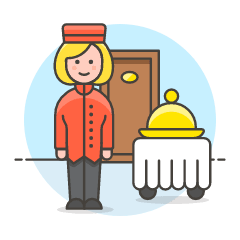 Room Service 4 Illustration from UX Colors Set