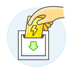 Hotel Electric Keycard 2 Illustration from UX Colors Set