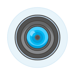 Camera Lens 1 Illustration from UX Colors Set