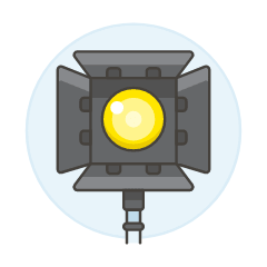 Spotlight Photography Illustration from UX Colors Set