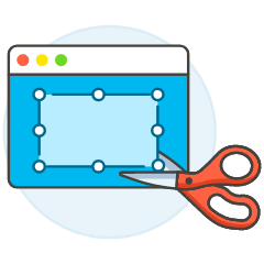 Crop Cut Illustration from UX Colors Set