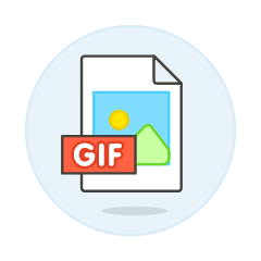 File Gif Illustration from UX Colors Set