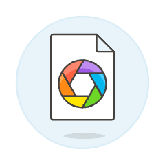 File Picasa Illustration from UX Colors Set