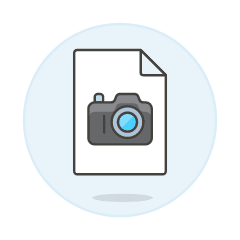 File Raw Photo Illustration from UX Colors Set